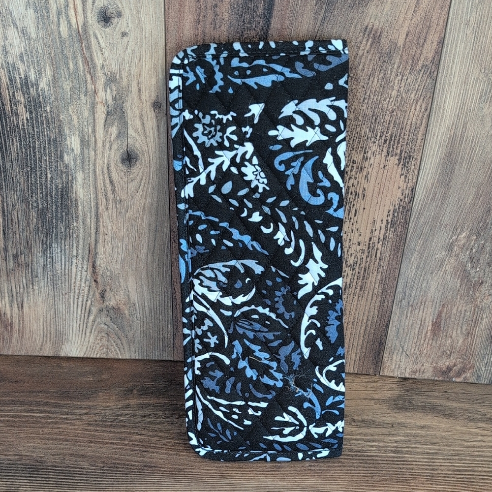 Vera Bradley Paisley Noir Curling & Flat Iron Cover Travel Bag              M548
